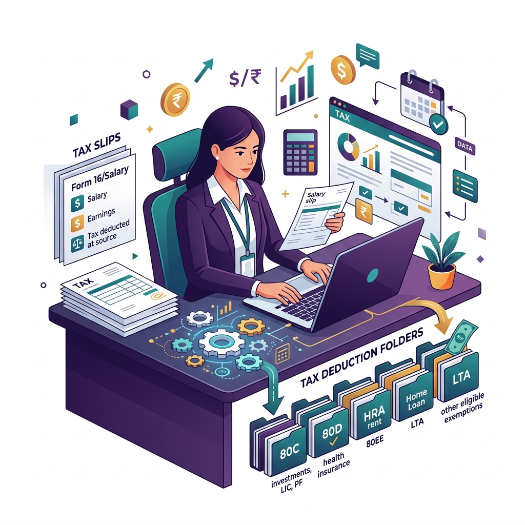 Income Tax Filing Guide for Salaried Employees 2025 Background